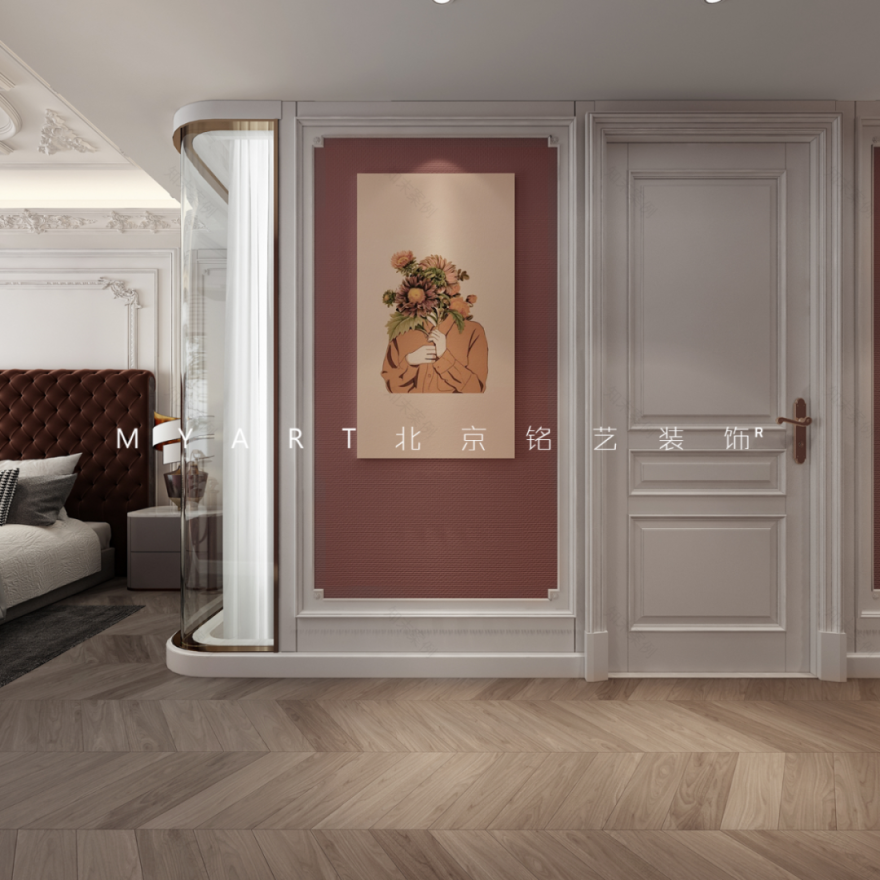 法式轻奢,浪漫满屋——天山国宾一号室内设计案例-30