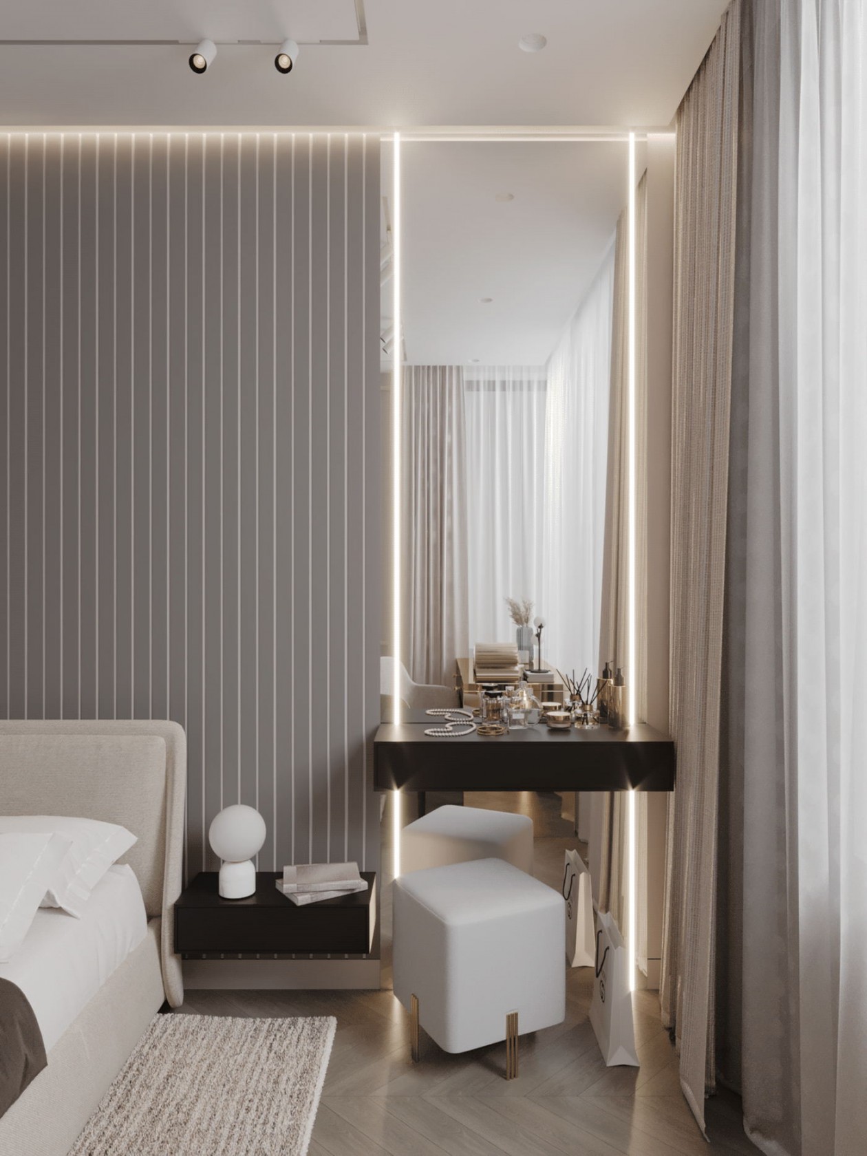 90㎡ 白色系空间设计-13