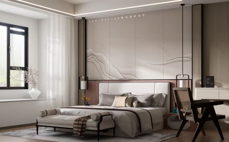 半盏茶香,一方庭院 · 把“山水画”搬进家丨壹号国际设计-27