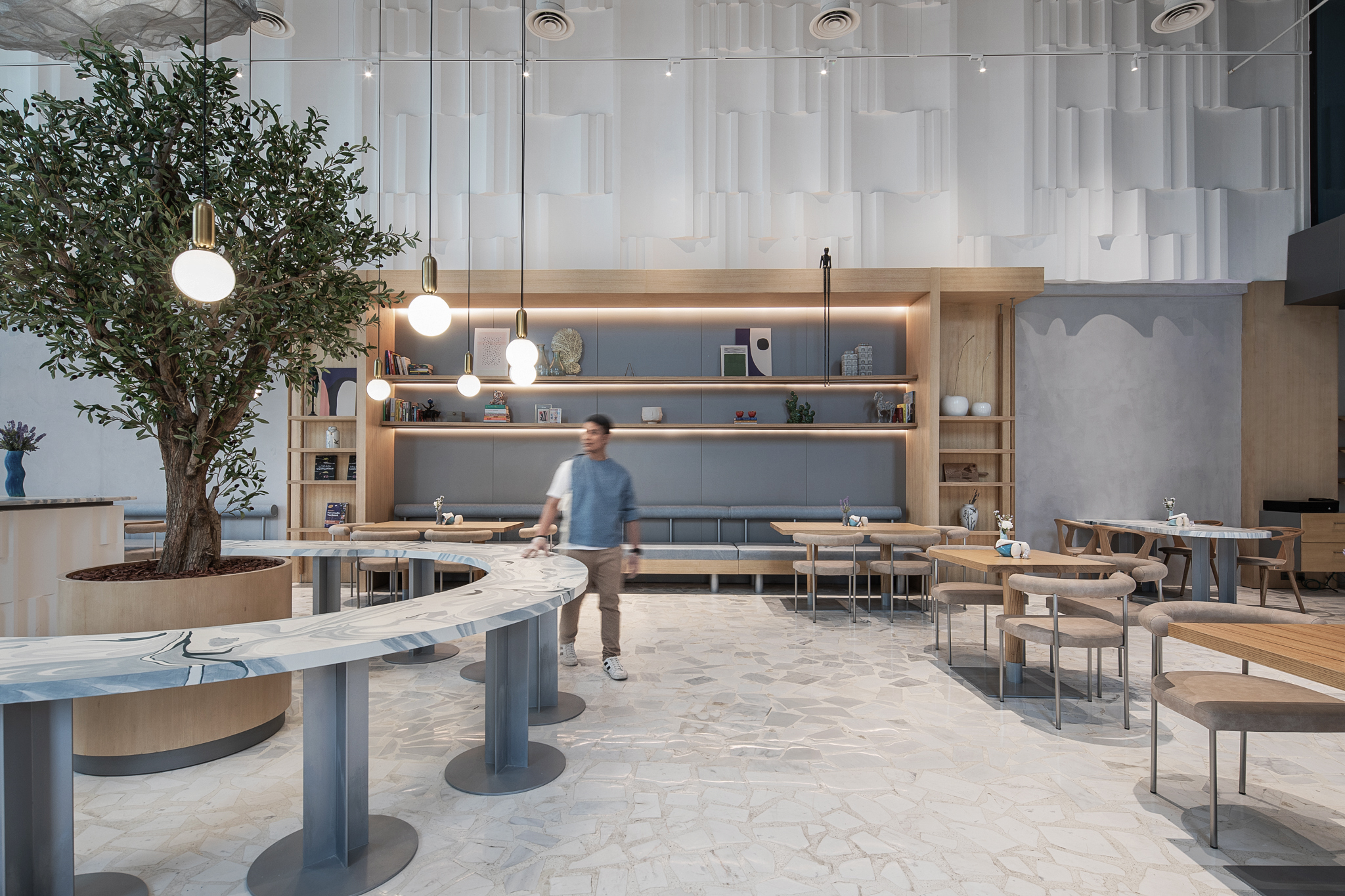 布雷科咖啡馆和面包店丨沙特阿拉伯利雅得丨Studio25-17