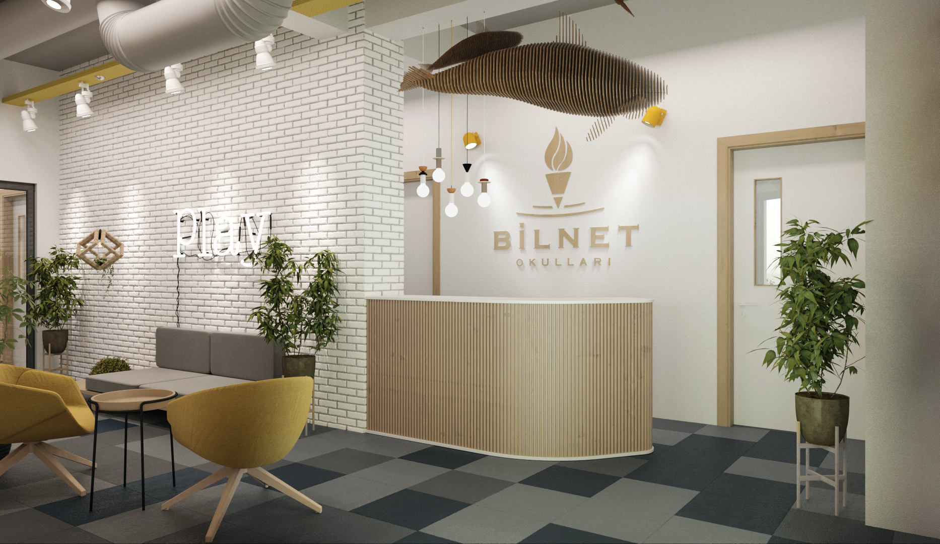 ESKİŞEHİR BİLNET 学校室内概念设计项目-12