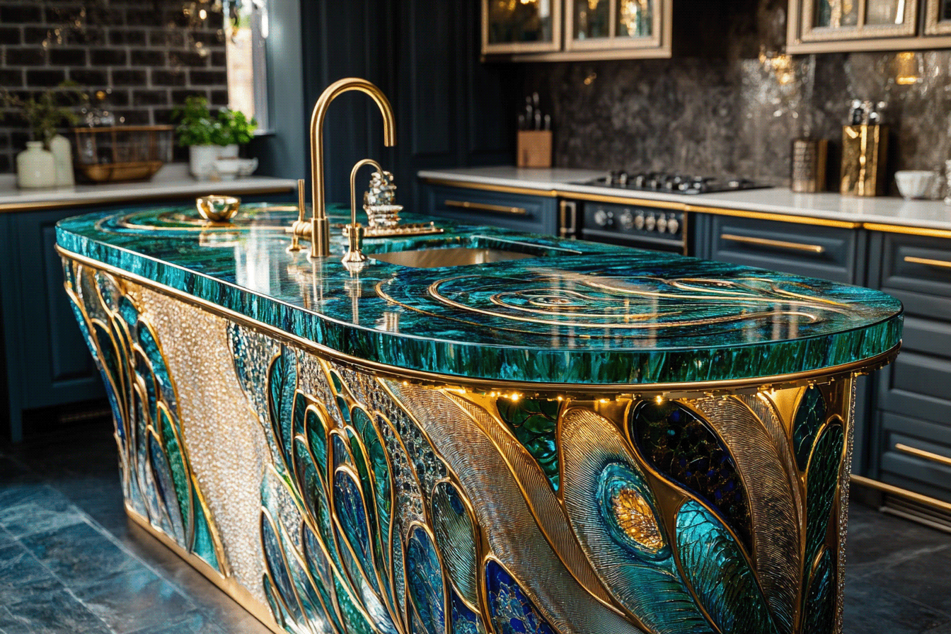 Extraordinary Bespoke Kitchen Islands by AICI-96