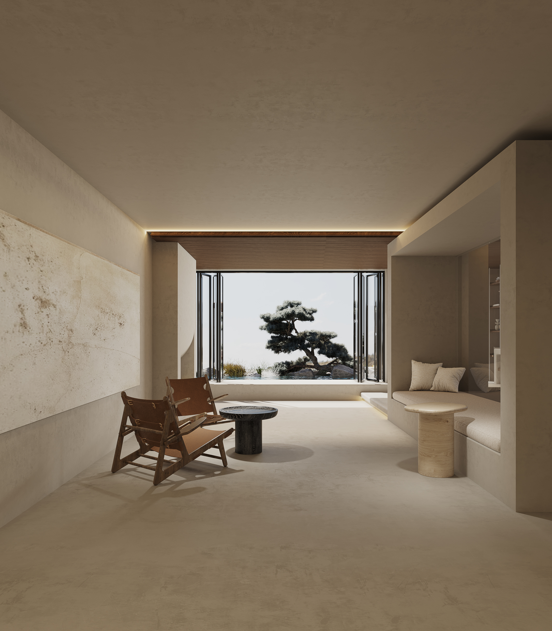 绘感视觉设计——诧寂风名宿空间设计案例-16