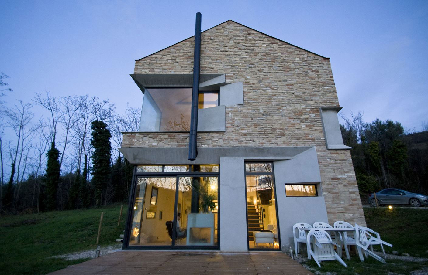 巴里拉里建筑师事务所重建意大利里帕特朗索内的一处乡村住宅-53