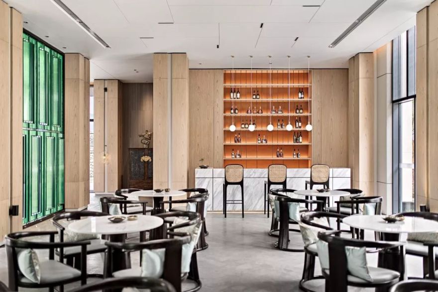 崇義綠邦合一山居銷售中心 | 竹鄉文化的室內空間演繹-22