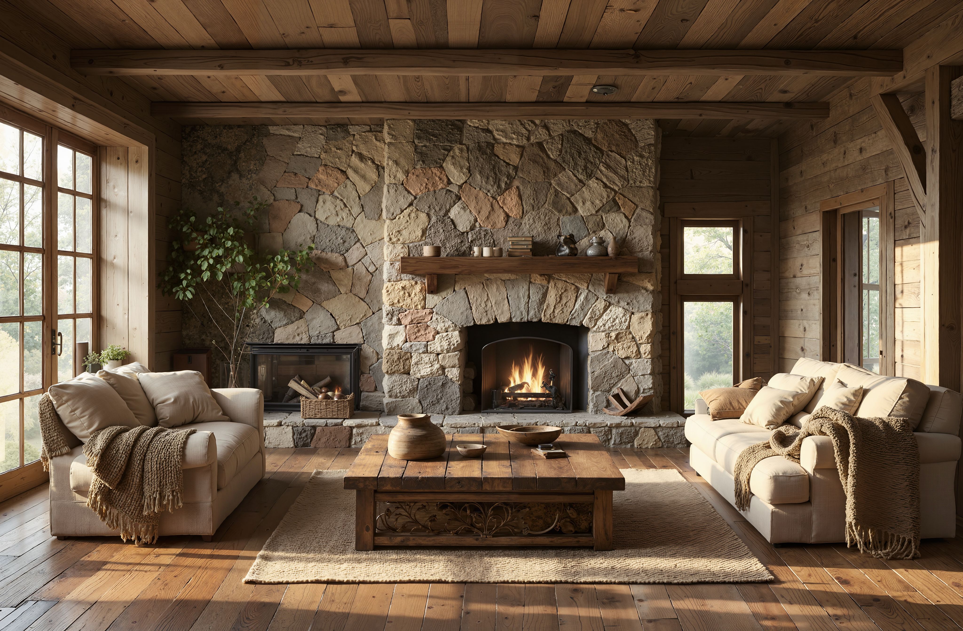 法式乡村客厅设计-27