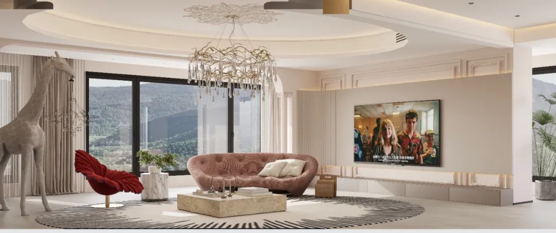 方案 | YJD：天风云墅305㎡，奶油轻法式！-4