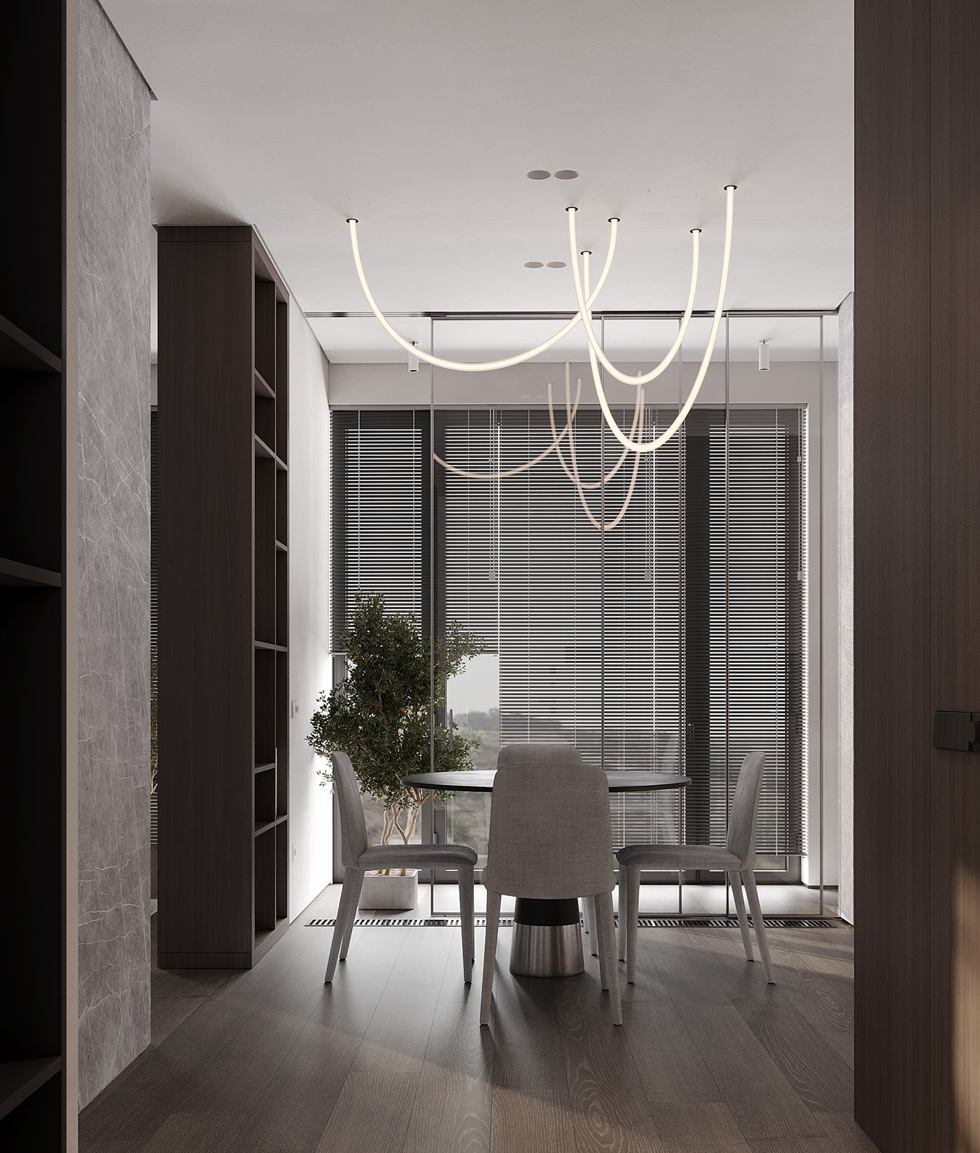 高级灰色系小空间公寓设计 超精致！-12