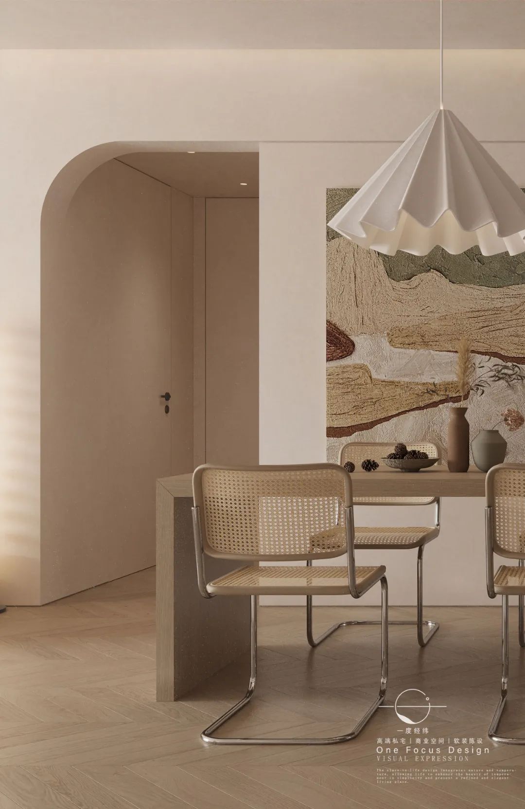 温馨奶油色,独特设计的广州家庭住宅丨中国广州丨一度经纬-19