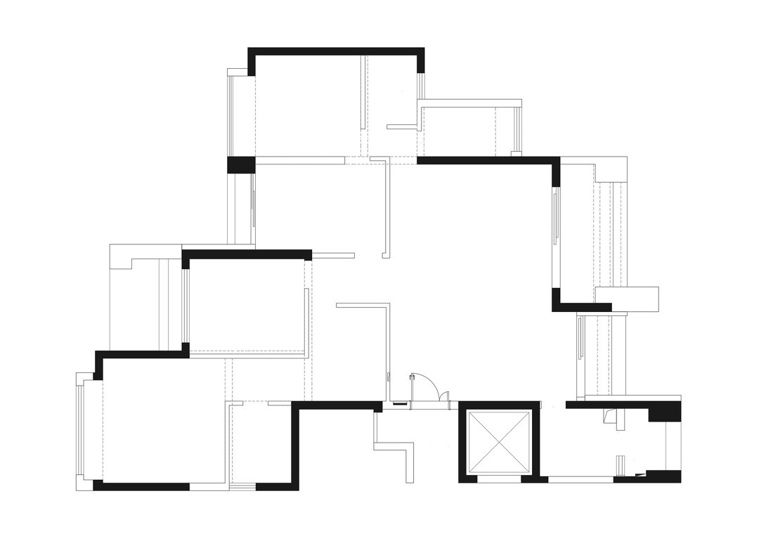 177㎡大平层高级感装修法式中古丨启物空间设计-47