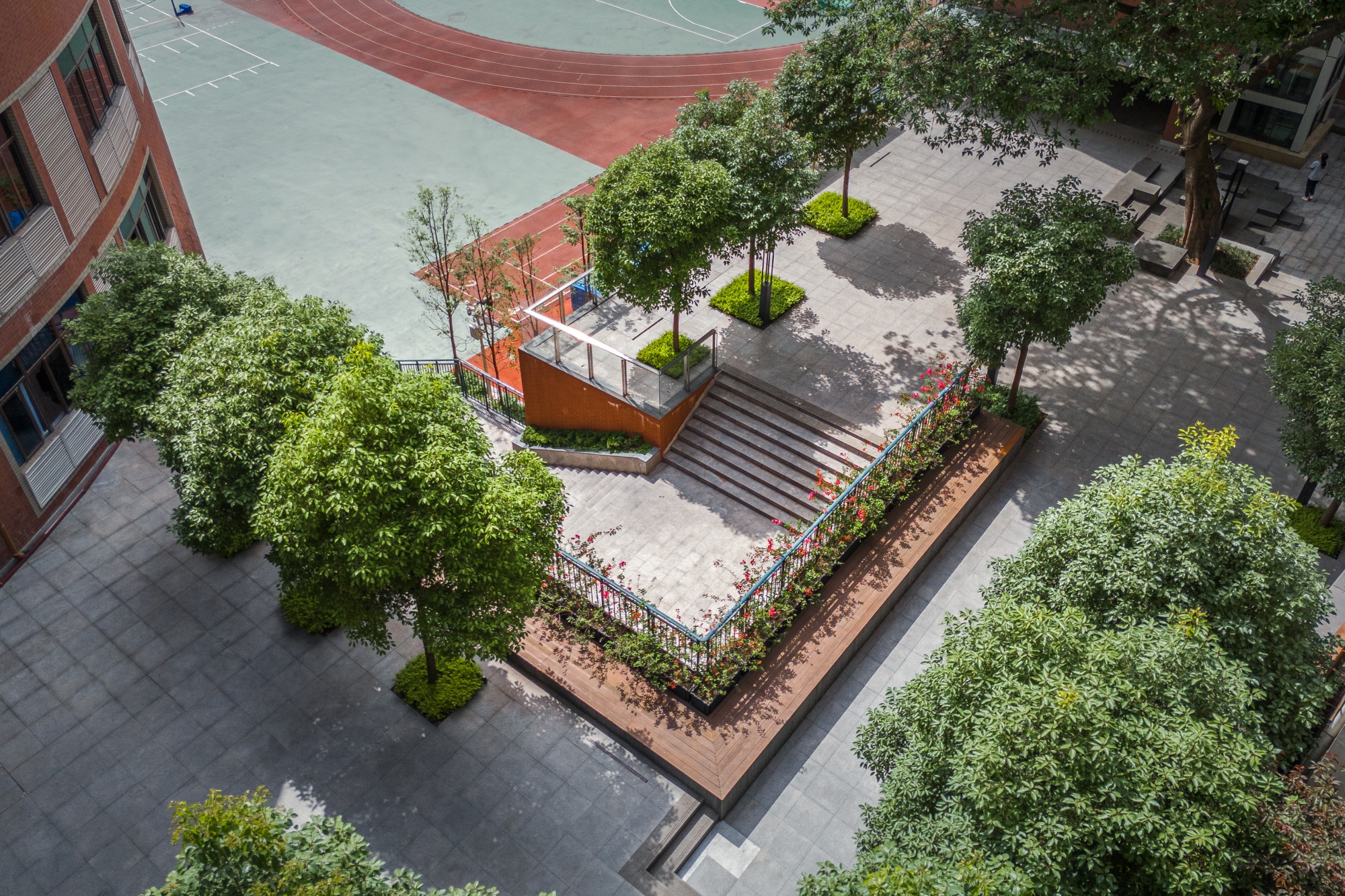 巴蜀中学张家花园校区景观改造丨中国重庆丨AF.d  奥凡设计（景观）,重庆市设计院城市建筑一院（建筑）-52