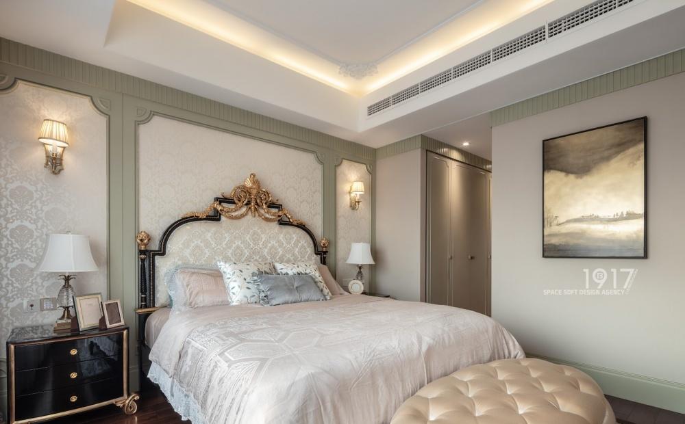 缤纷1917软装丨平层丨优雅新古典，把贵族范儿带入家中-18