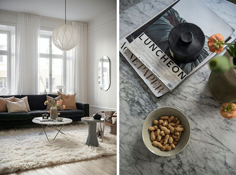 瑞典温馨女性公寓，弧形设计成亮点-19