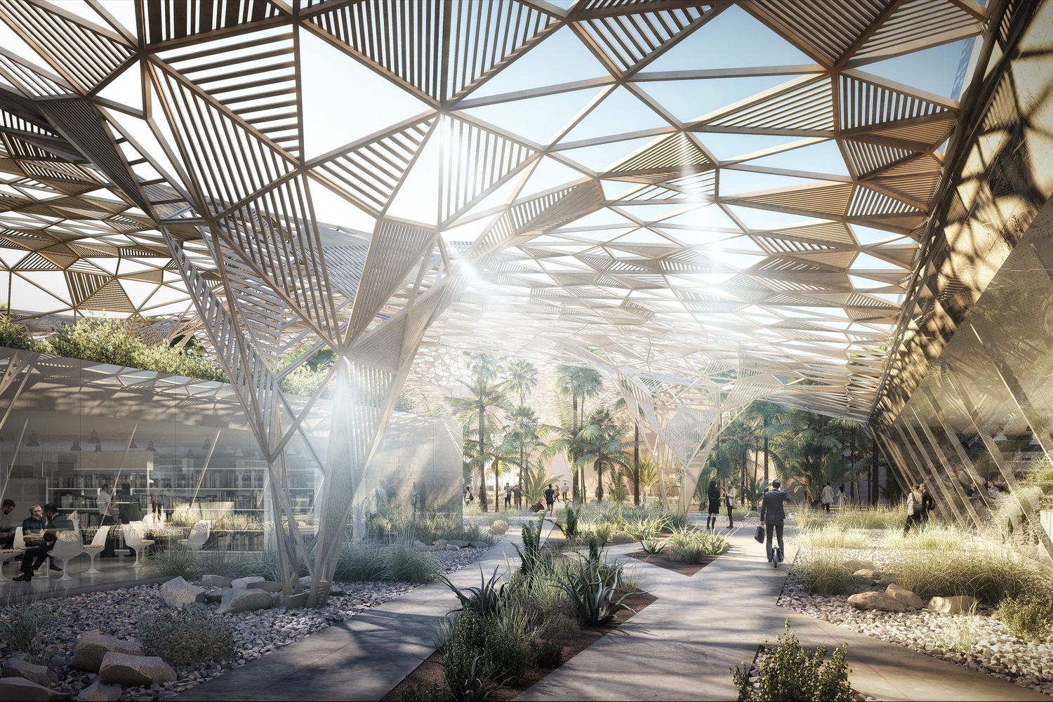 摩洛哥沙漠中的绿色智慧校园-2