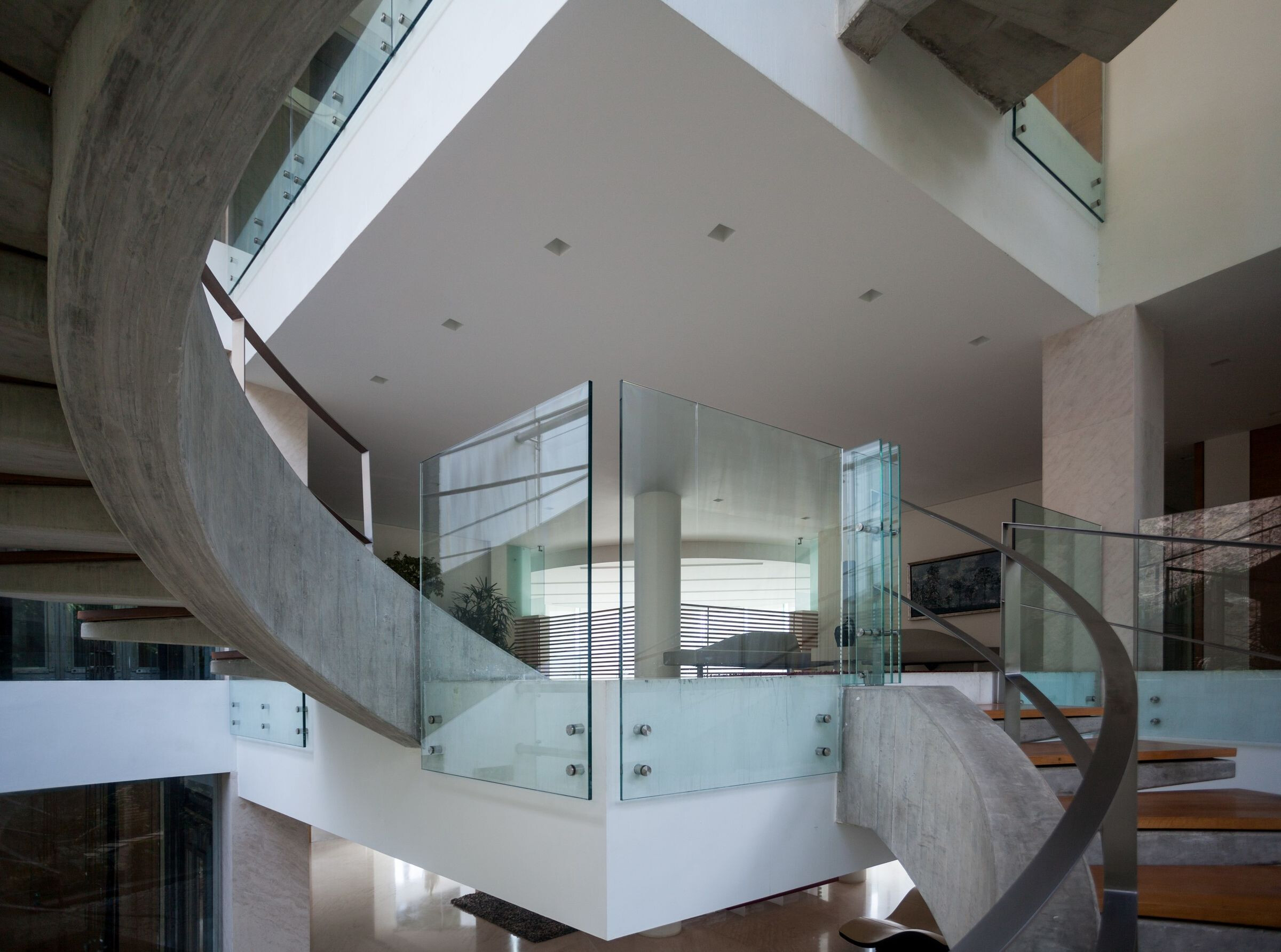 委内瑞拉螺旋形透明别墅，诠释轻盈与通透-42