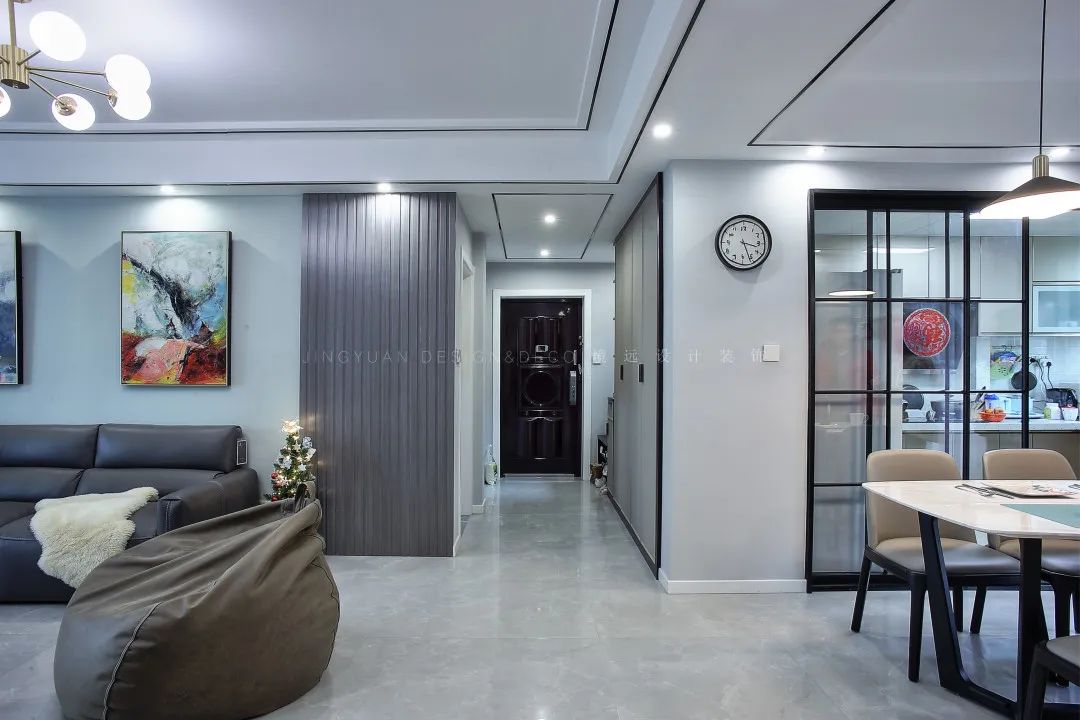 境远装饰 | 110㎡轻奢++ 北欧风混搭设计,演绎优雅变奏曲-29