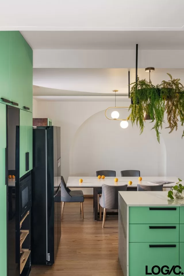 A Spacious, Colour-Rich House Of Curves Designed With Open And Airy Spaces | Logic Architecture + Research - The Architects Diary-10