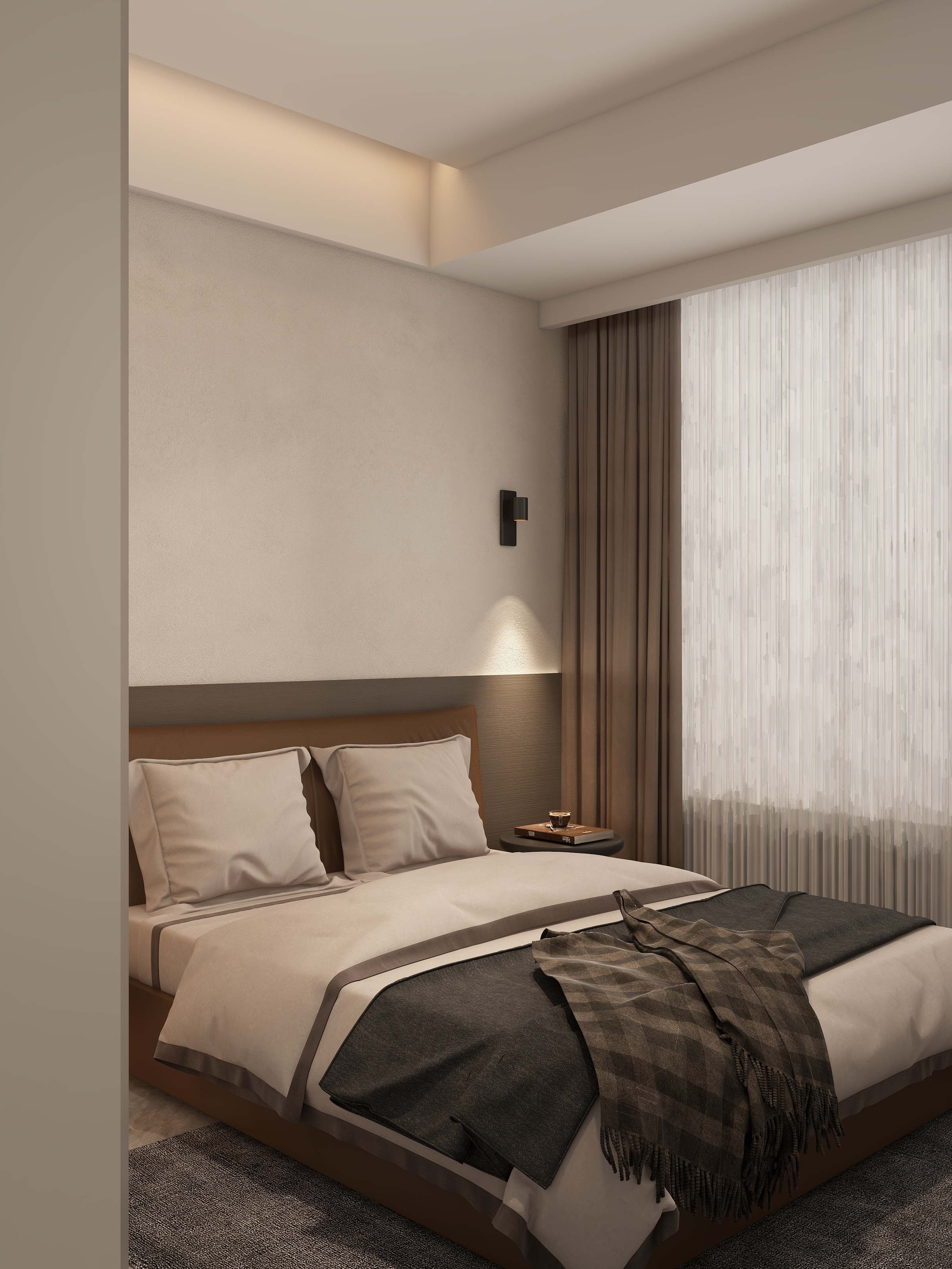 120㎡核心商圈平层清水房改造-14