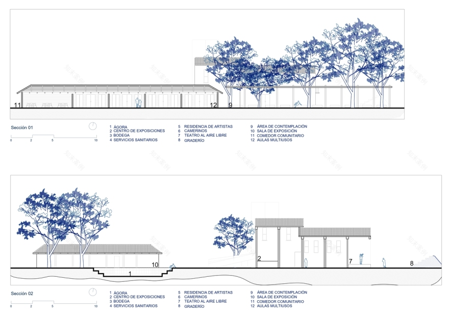 墨西哥旧市政屠宰场建设社区发展中心丨城市针灸实验室-31