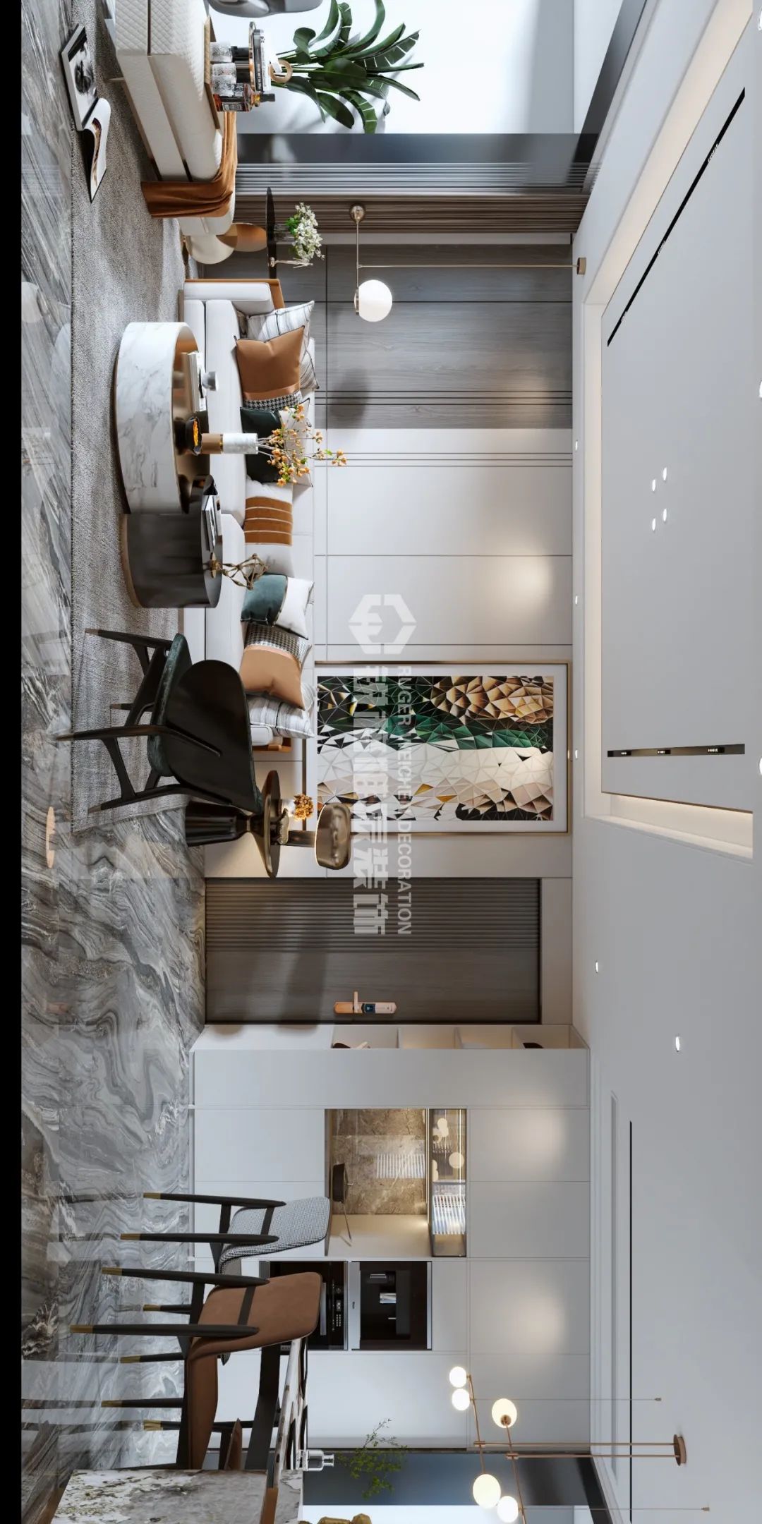 翠微花园售楼部 | 现代风格演绎宜居美学-25