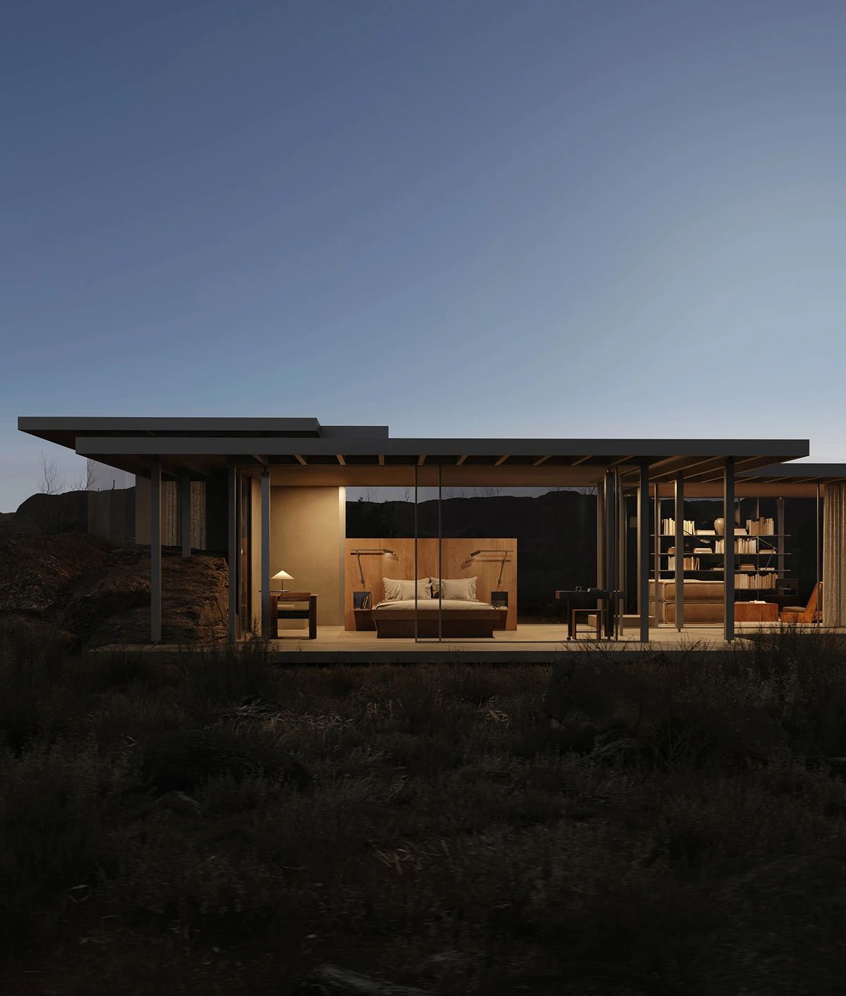 柔和典雅的自然之美，知名设计师打造原始风情住宅-15