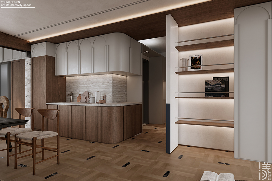 美式复古艺术宅邸设计丨深圳漾空间设计有限公司-29