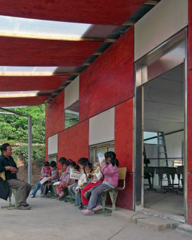四川广元下寺小学校园重建