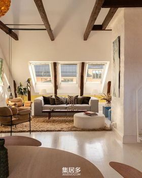 卡尔松的空中乐园:斯德哥尔摩一座洒满光的阁楼公寓丨瑞典斯德哥尔摩