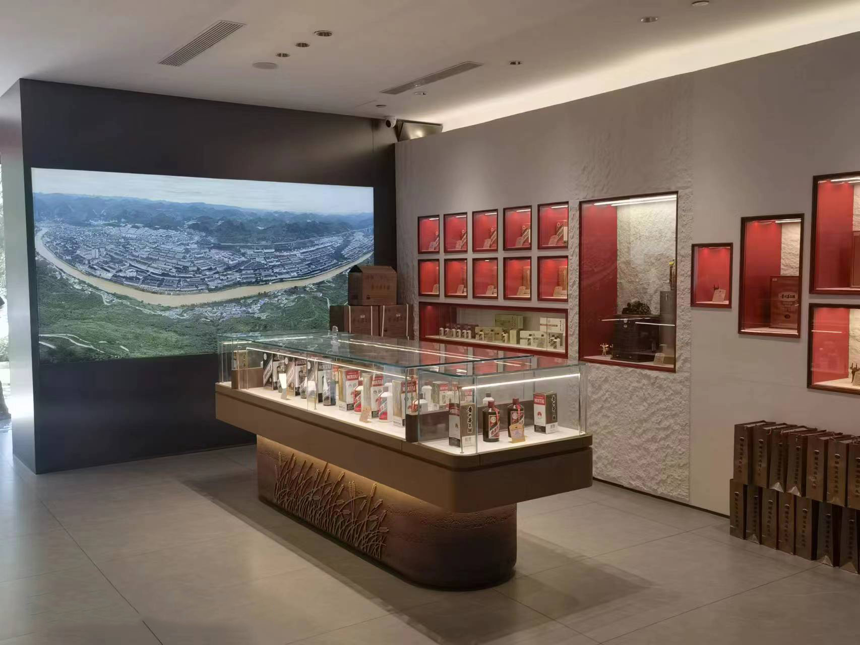 腾升装饰|郑州翡翠城茅台专营店装修工程-1