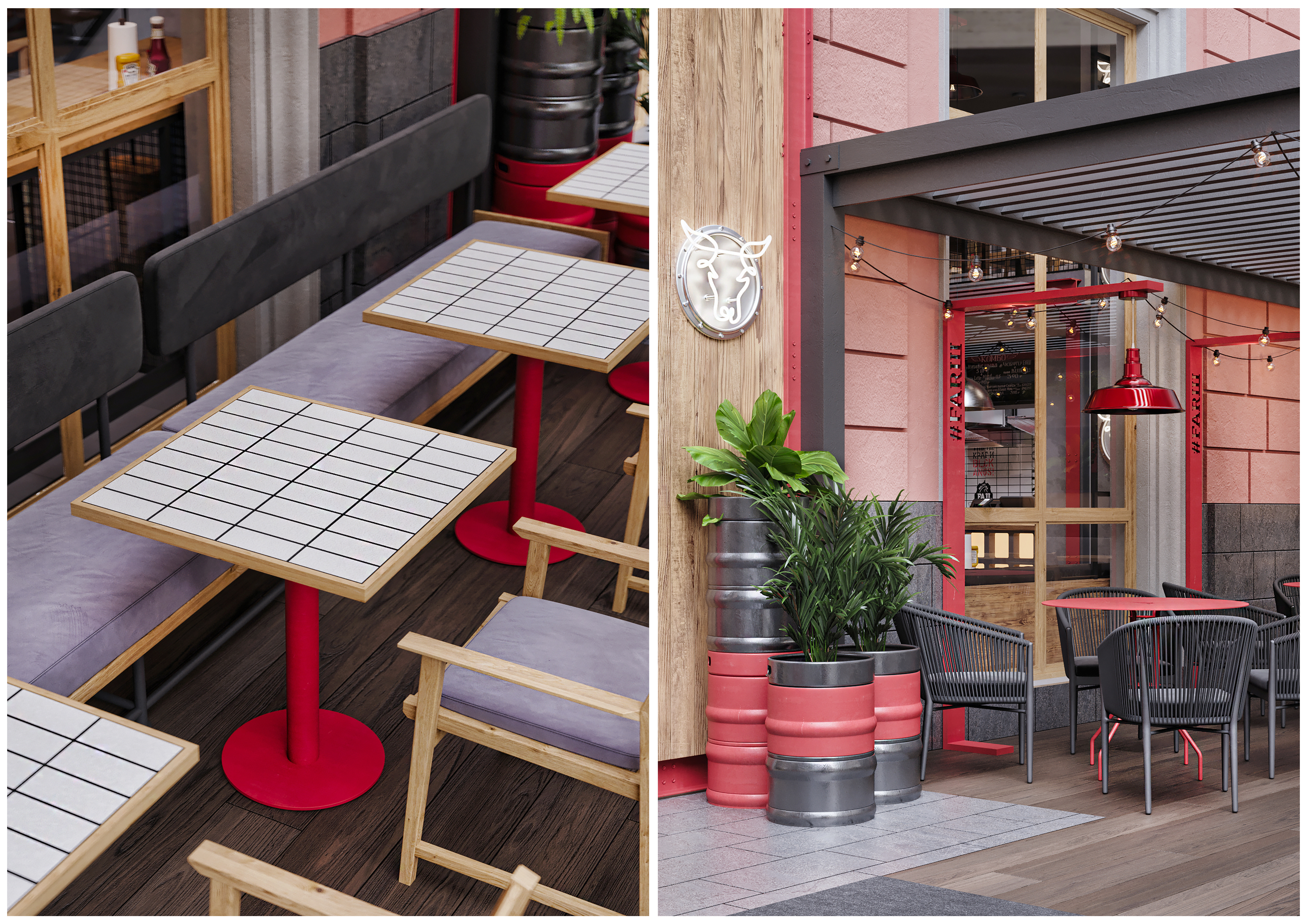 FARШ веранда餐厅及露台设计丨俄罗斯-7