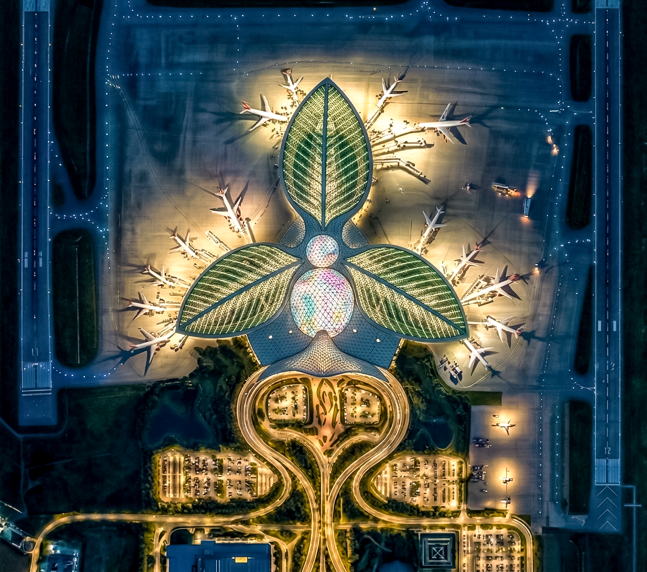 The Tri-Leaf Terminal Architectural Concept-14