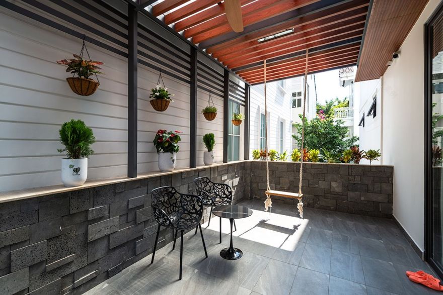 风和日丽的新家 · Phú Mỹ Hưng 三层住宅设计-30