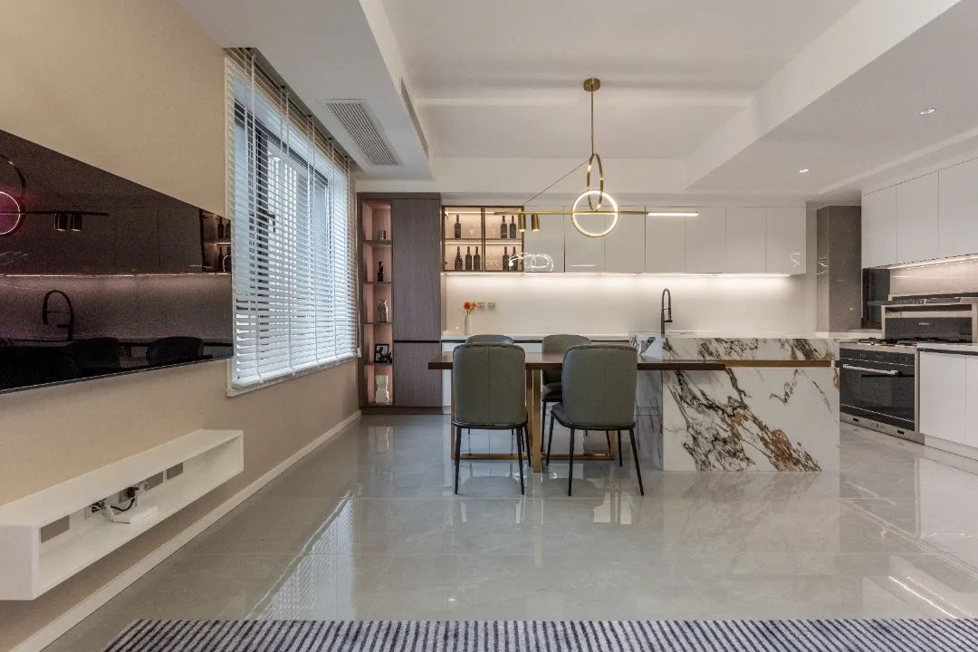 上海 300㎡现代简约别墅设计丨中国上海丨尚层别墅装饰-37