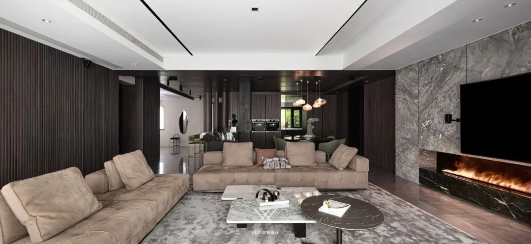 台州耀达天玺 800㎡别墅 | 深邃空间与生活美学的完美融合-24