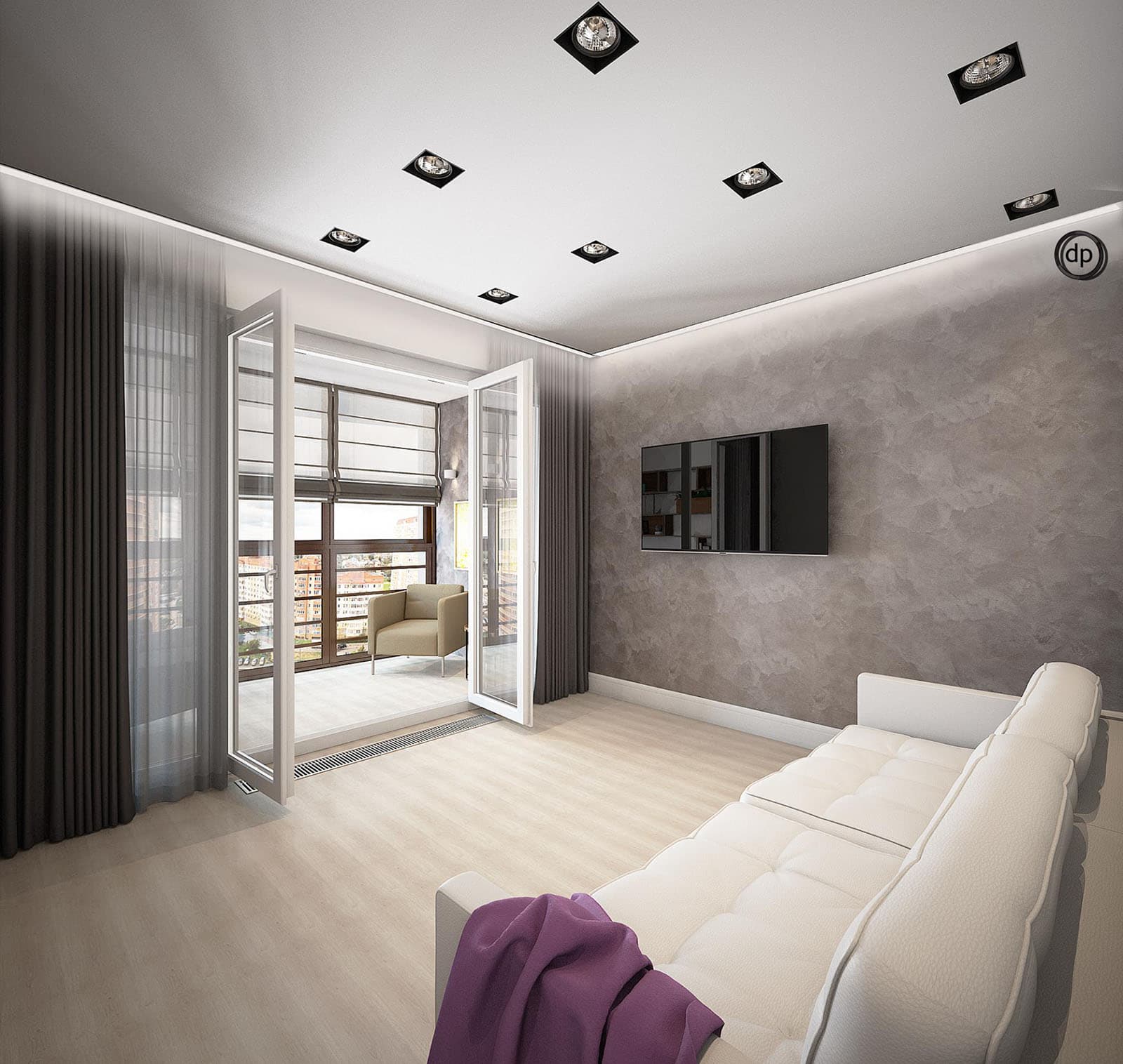 ЖК «Новое Тушино» 45平公寓室内设计丨俄罗斯莫斯科丨Diana-20