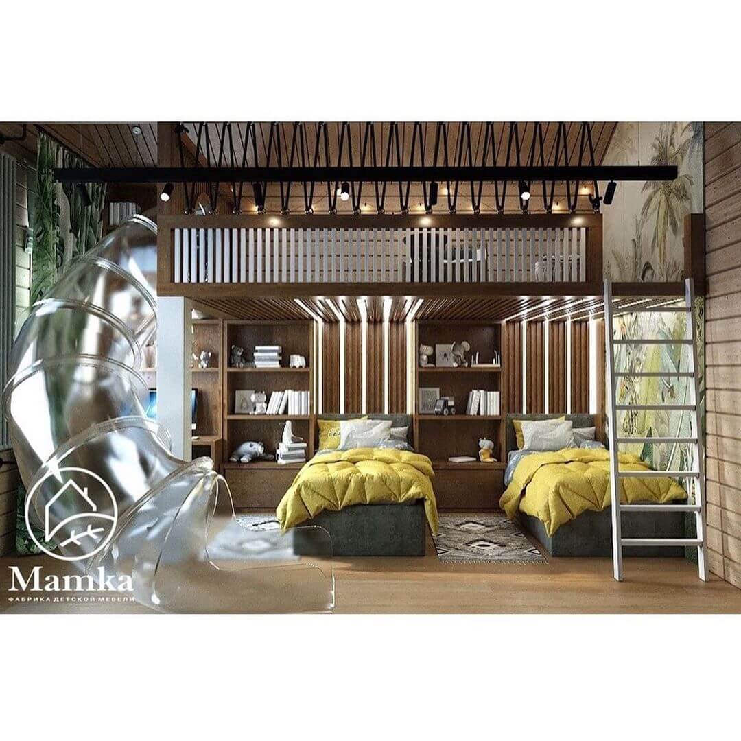 ≡ ➤ Подборка спортивно-игровых комплексов в детской комнате ⋆ Фабрика мебели «Mamka™» ᐈ Эксперт детского пространства-8