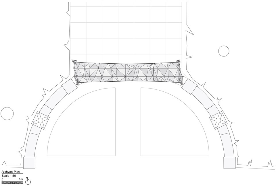 英国公园“偶然事件”拱门设计,历史人物穿孔唤起时空对话-33
