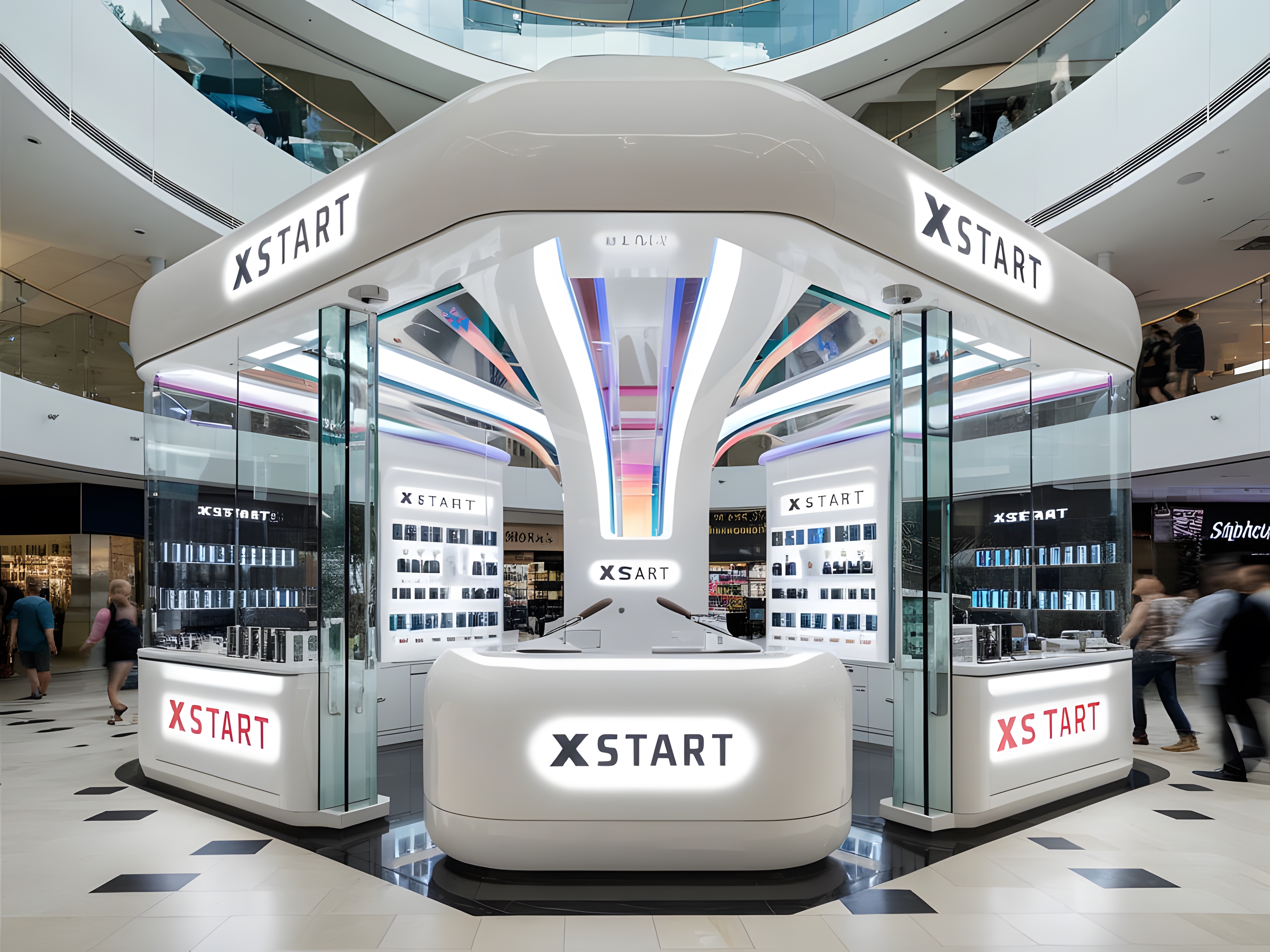 Shopping mall 3C product counter design-10