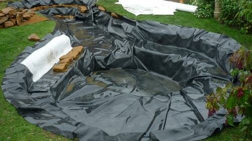 自建私家花园池塘瀑布景观-25