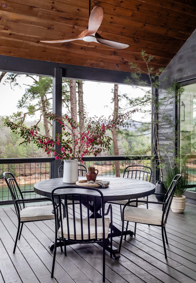 佐治亚州蓝岭湖畔老木屋改造项目丨美国佐治亚丨梅里韦瑟设计集团Kathryn McAdams-19