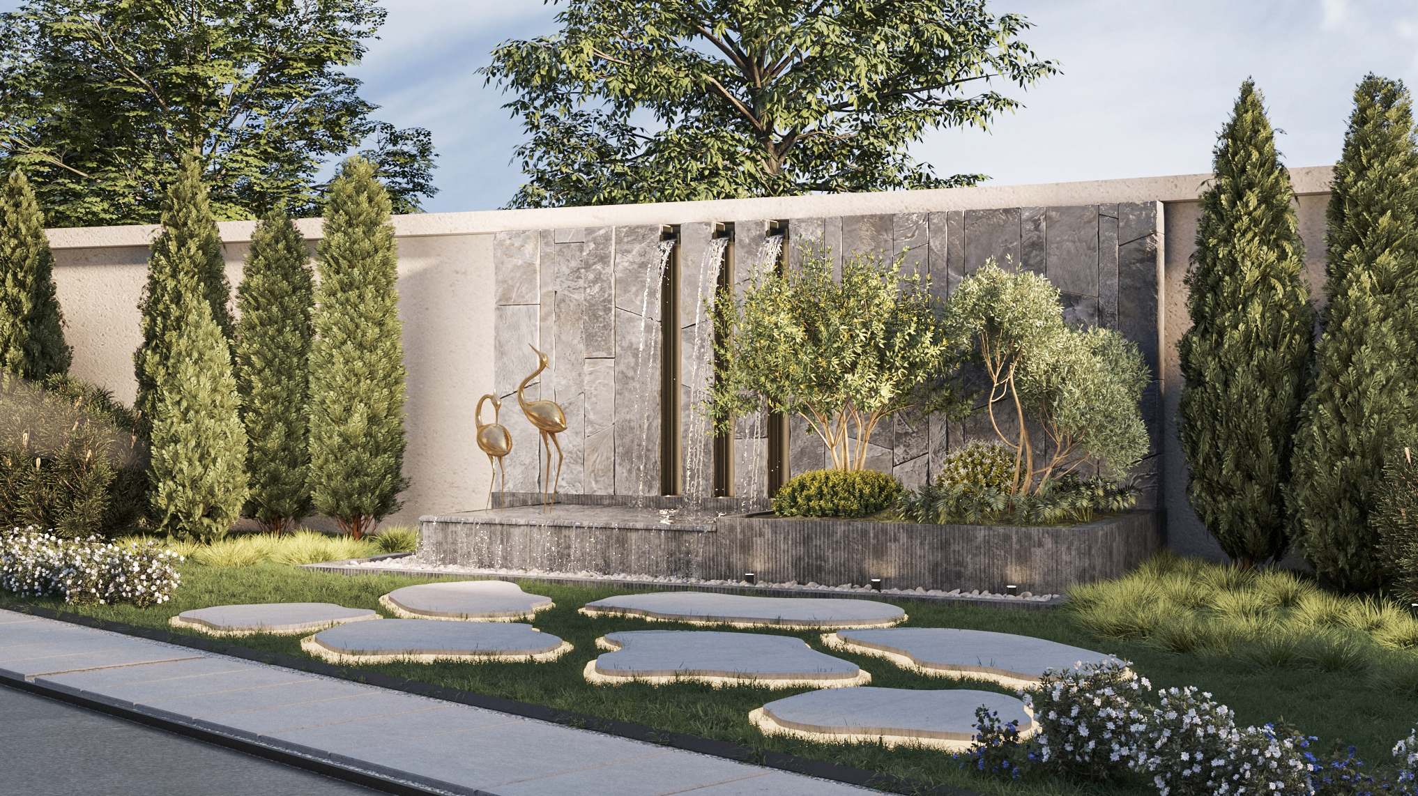 Дизайн-проект благоустр.вход.гр. "Ботанический сад ЮФУ"-6