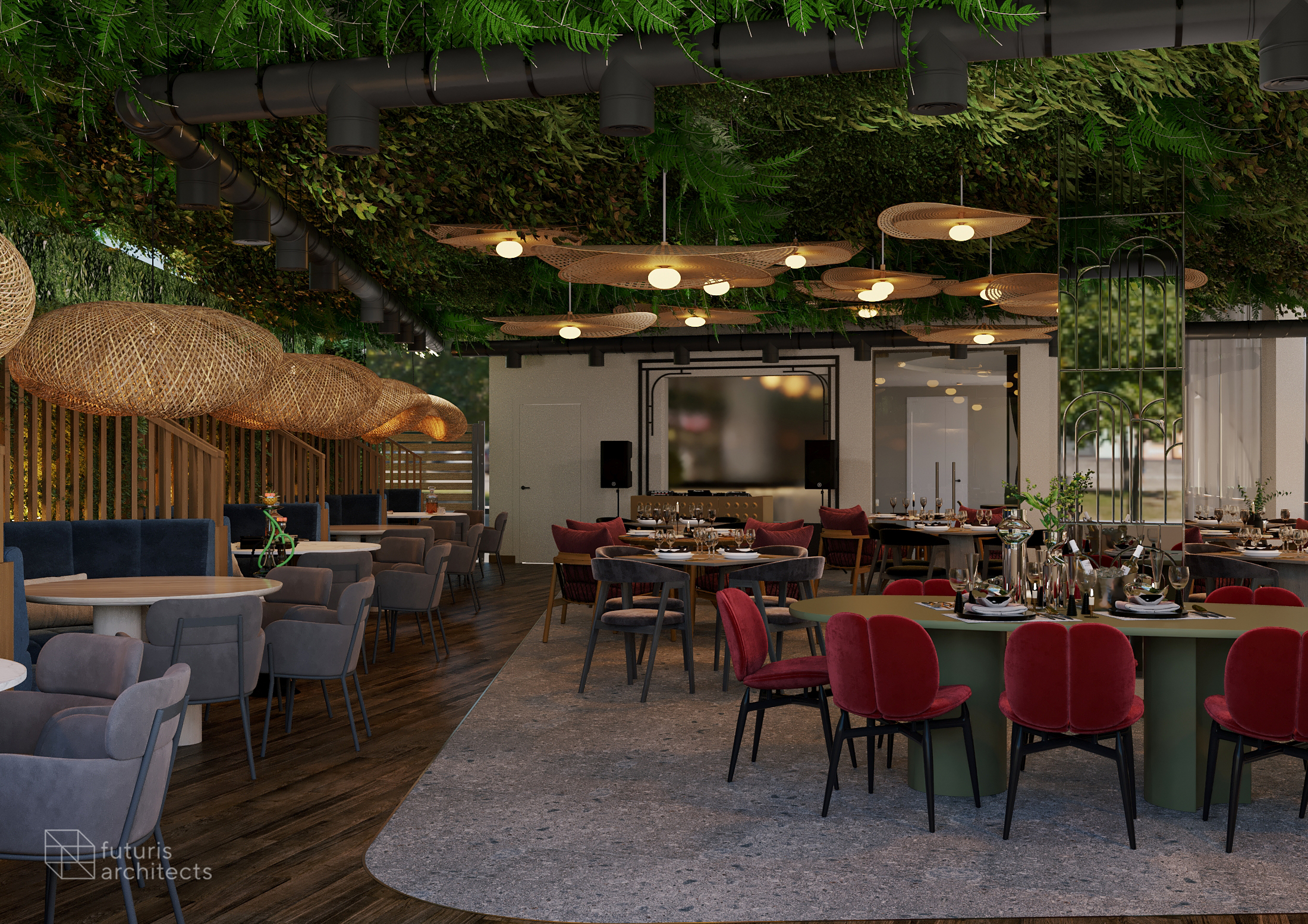 水烟吧丨美国洛杉矶丨Futuris Architects-21