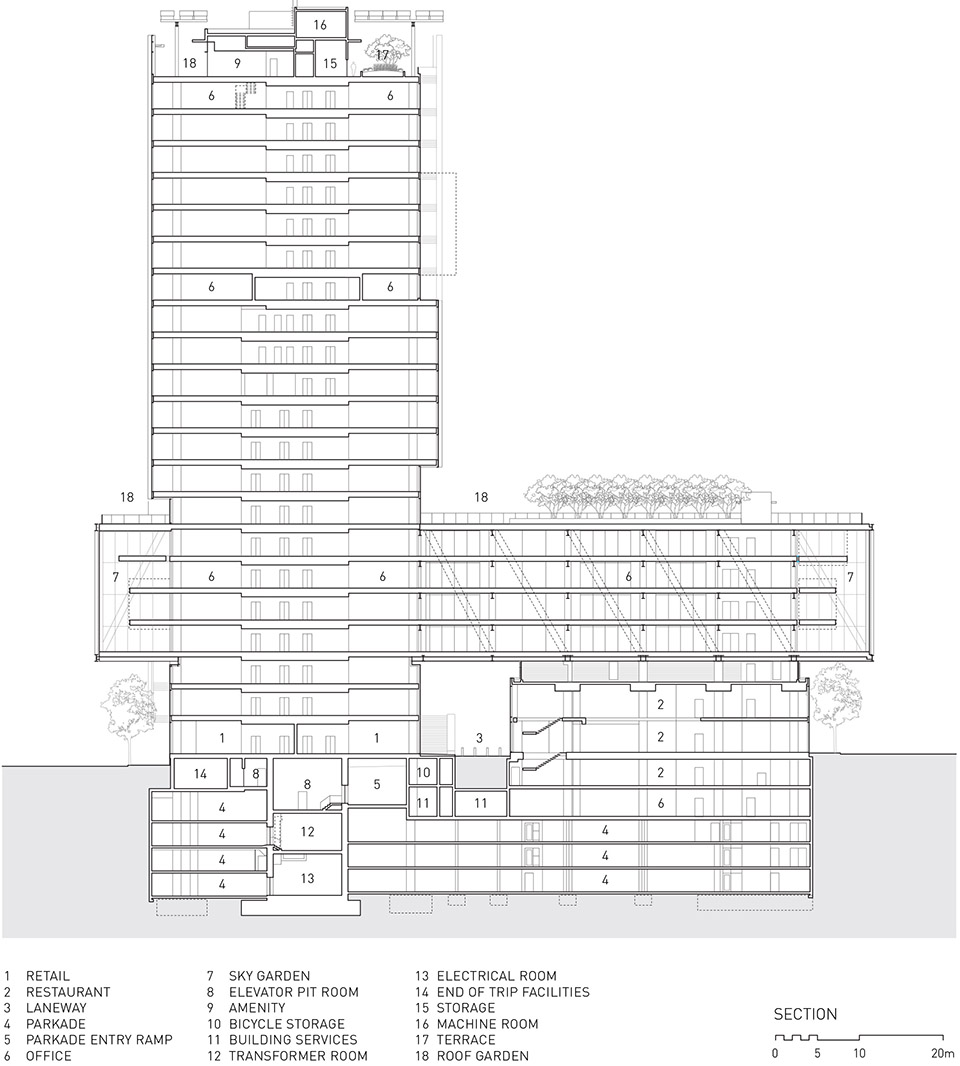 温哥华绿色商业住宅地标建筑丨Henriquez Partners Architects-42