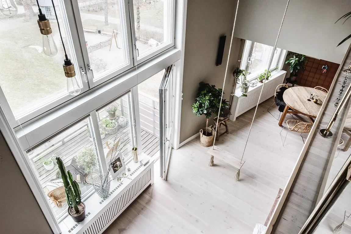 客厅里的秋千 | 打造全家乐享的游戏空间-18