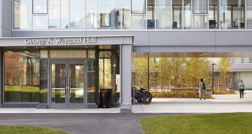 布里奇沃特州立大学住宅庭院景观丨意大利马萨丨Perkins+Will-11