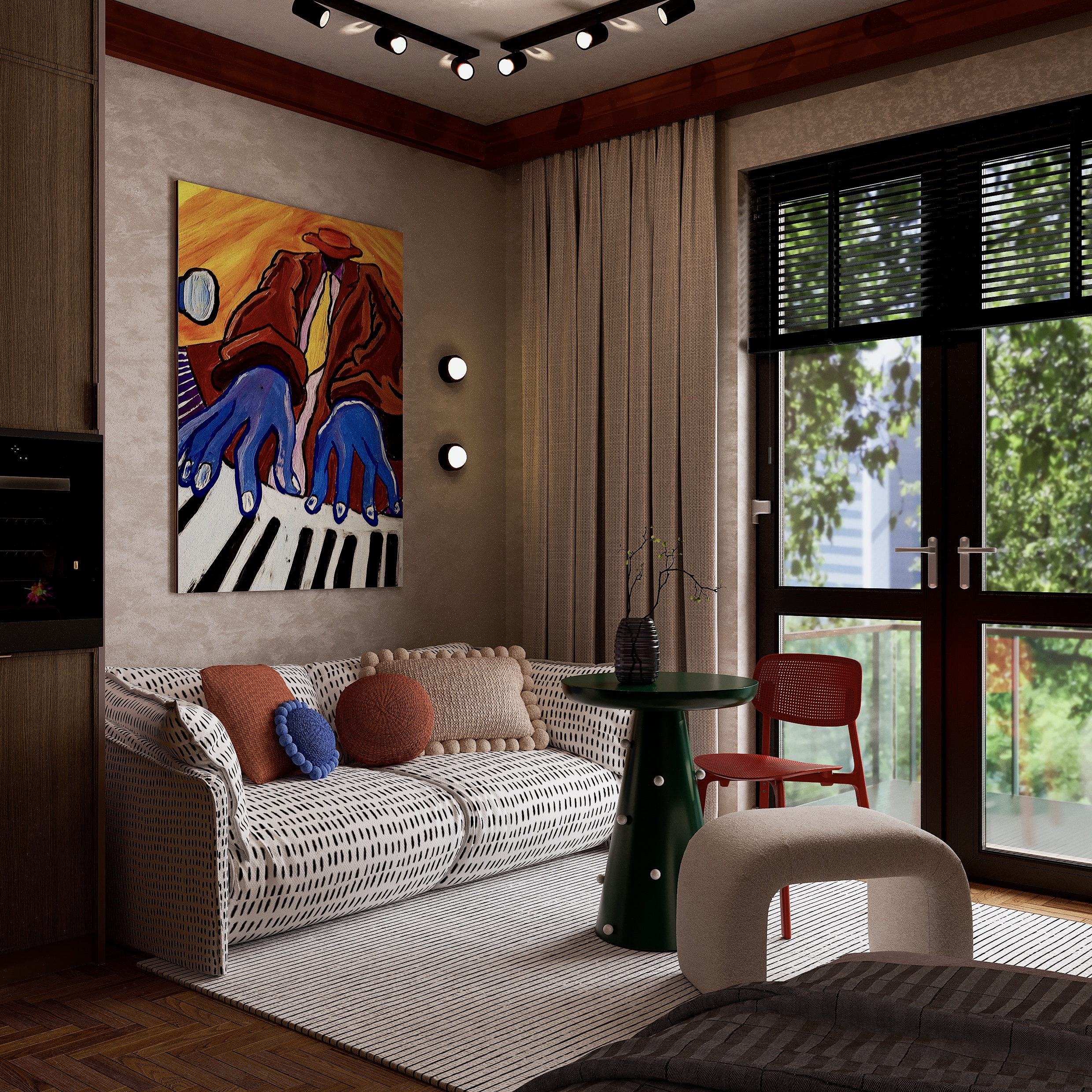 新折衷主义单人工作室-0