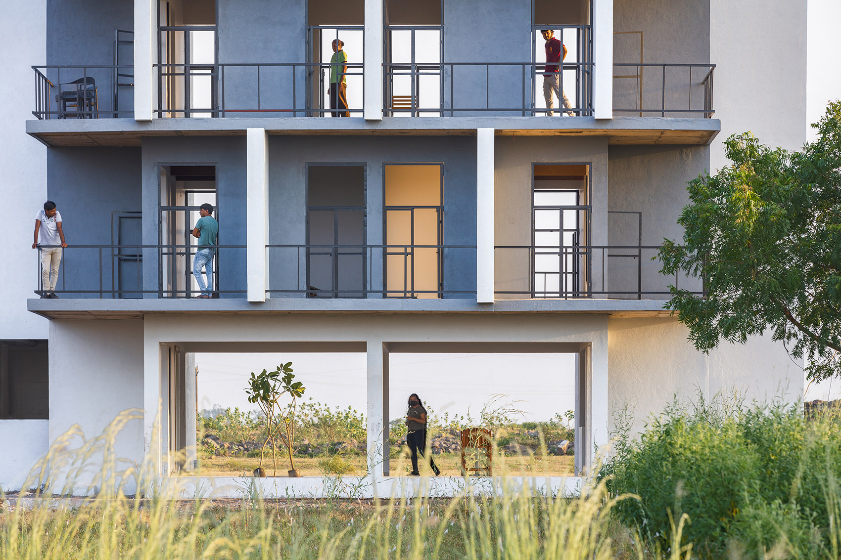 印度飞行墙壁招待所丨Dhulia Architecture Design Studio-11