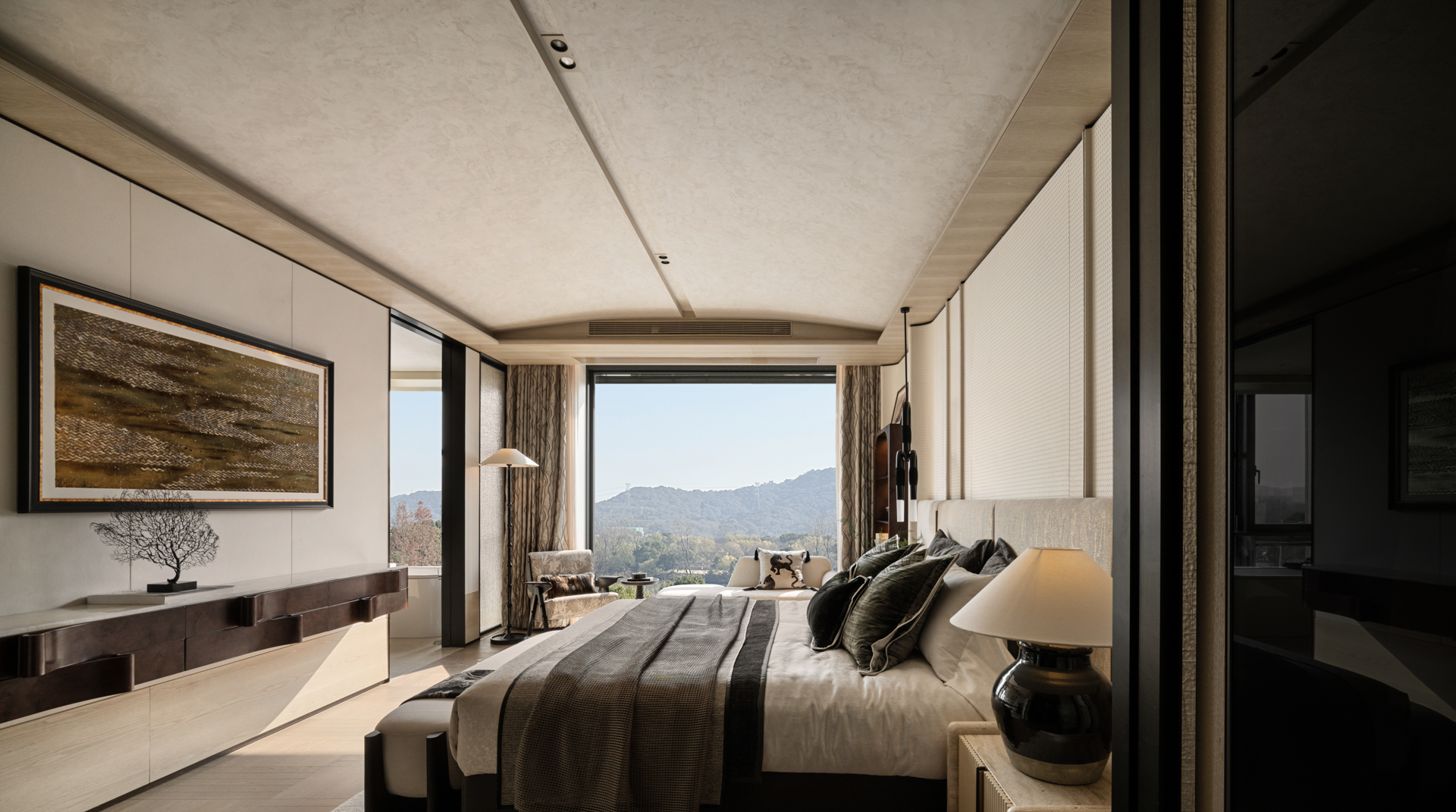 【IF DESIGN】新松弛主义丨杭州咏湖云庐中叠丨中国杭州丨软装IF DESIGN羽果设计-26