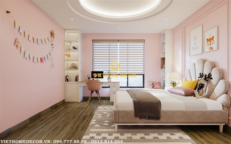 男孩女孩卧室设计丨Viet Home Decor-5