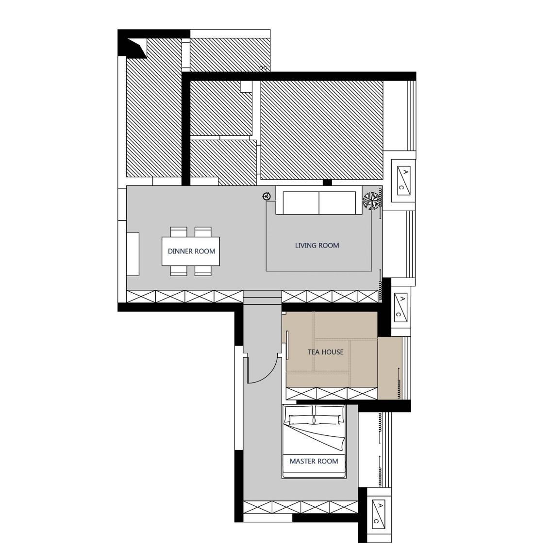 李大脓丨平层住宅低预算改造 | 中式禅意风-0
